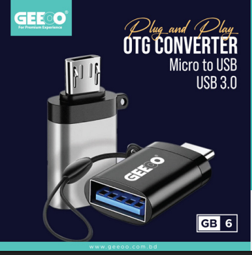 Geeoo GB6 Micro to USB 3.0 OTG Converter