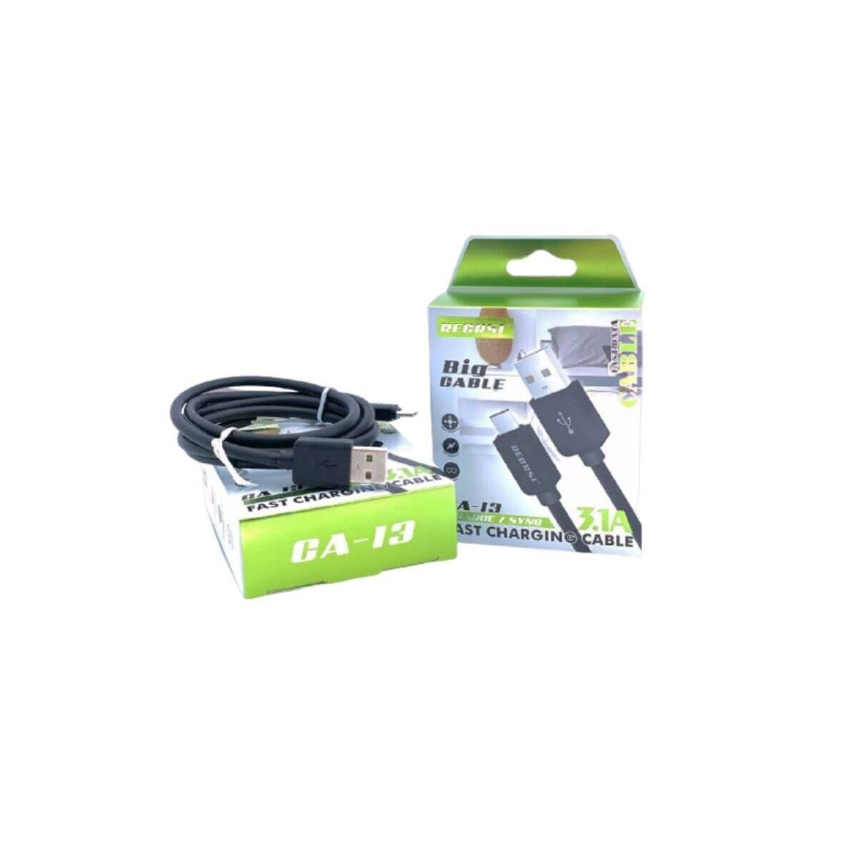 Recrsi Org Data Cable Micro/V8 White & Black CA13