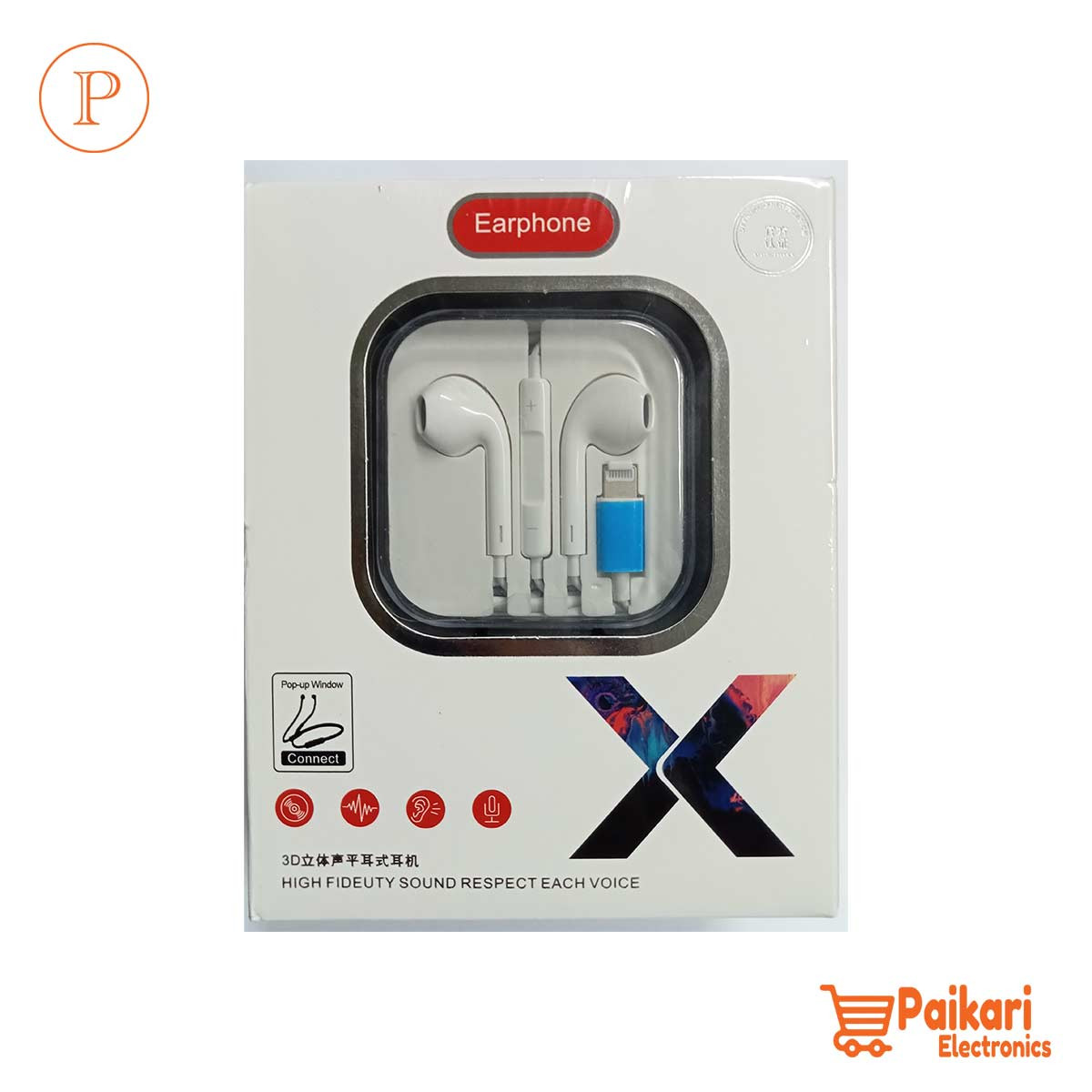 X iPhone Stereo Sound Iphone Earphone 