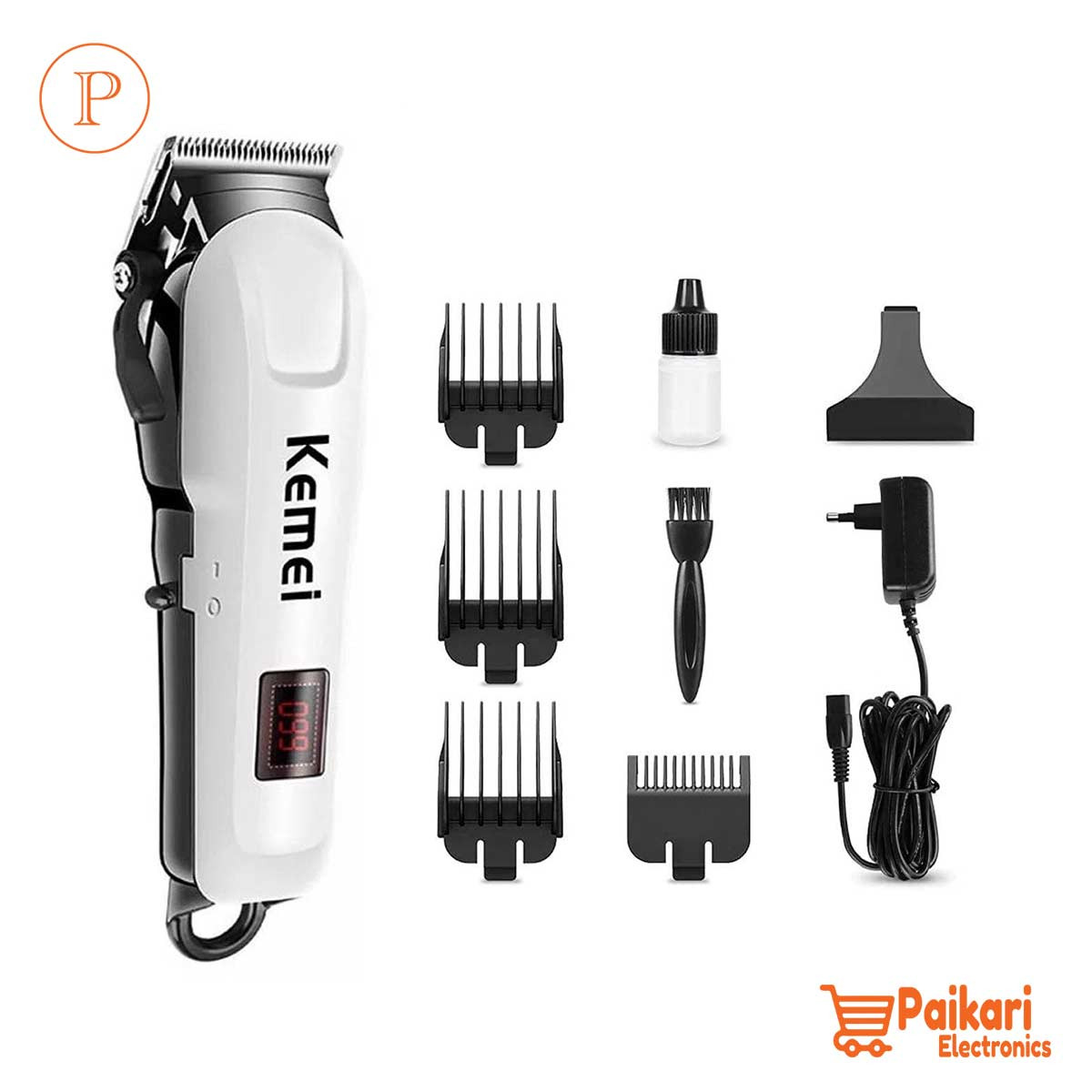 Kemei KM-809A Rechargeable Hair Clipper & Beard Trimmer