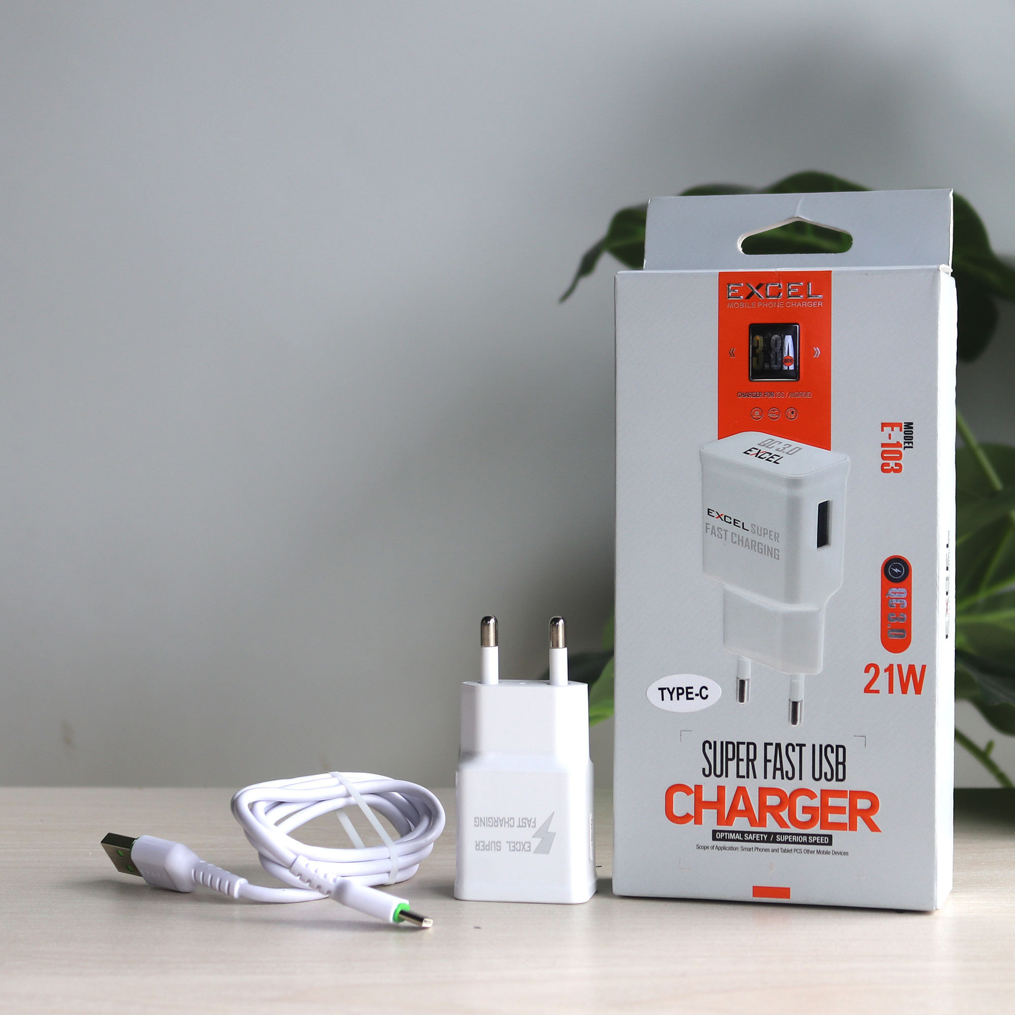 Excel E103 21Watt 3.8A Micro Fast Charger