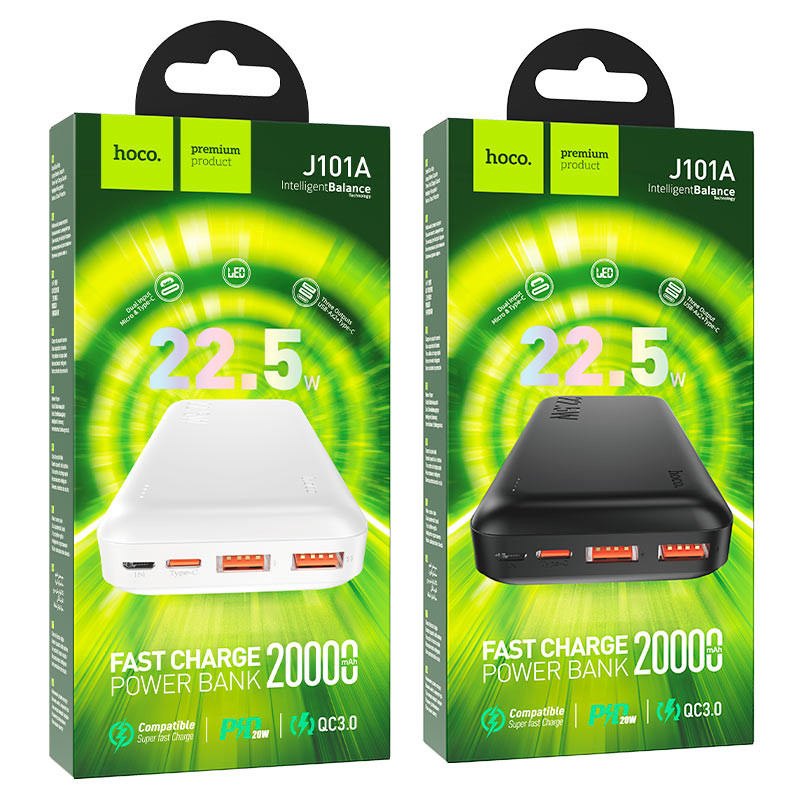 J101A Astute 22.5W fully compatible power bank(20000mAh)