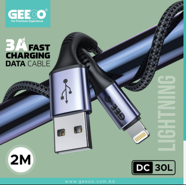 Geeoo DC30L 2M Long (Lightning) Data Cable