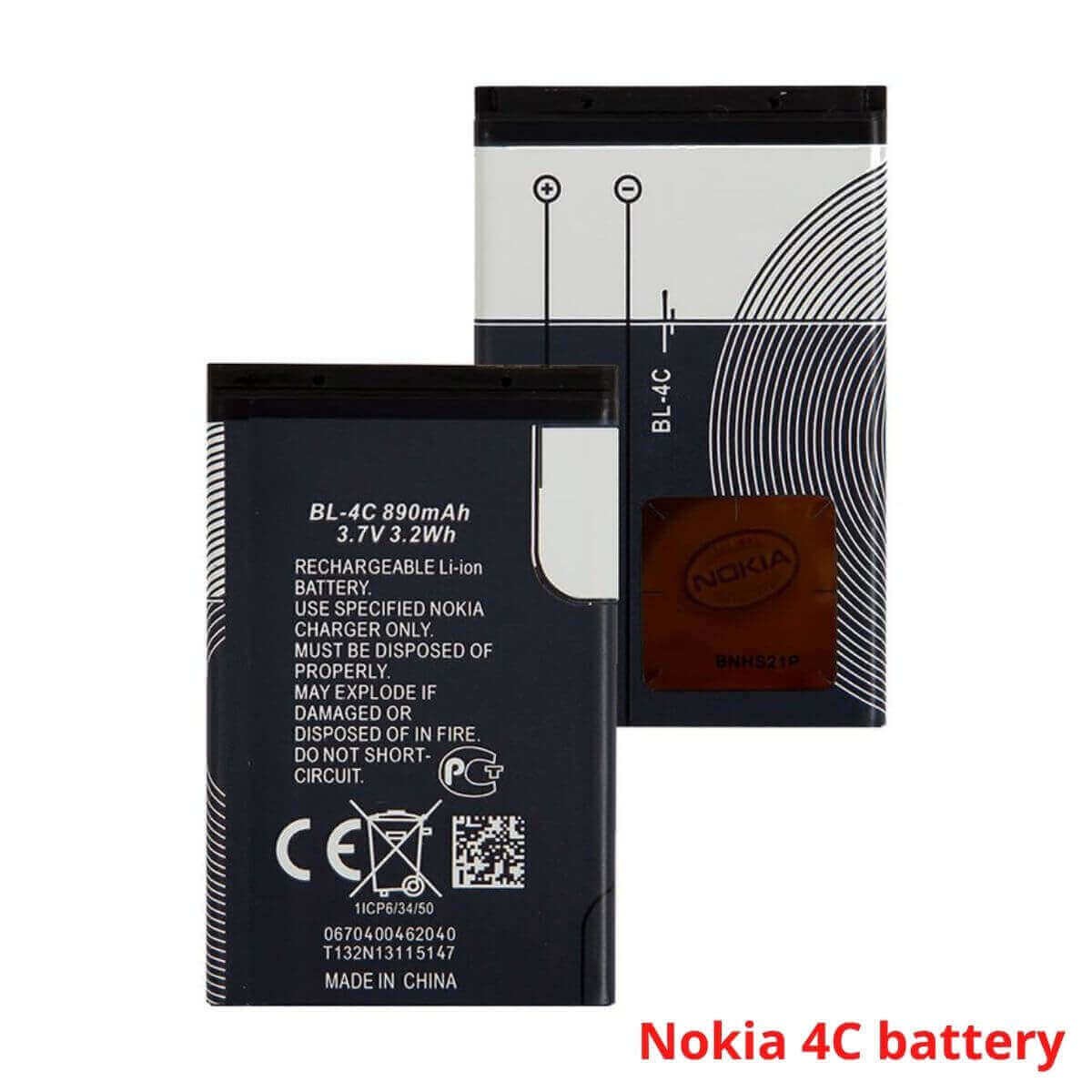 Nokia BL 4C Original Quality Battery