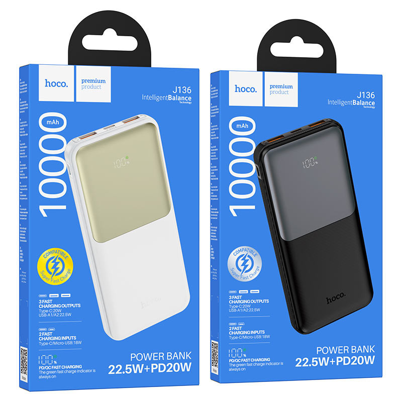 J136 Sirui 22.5W+PD20W fully compatible power bank(10000mAh)