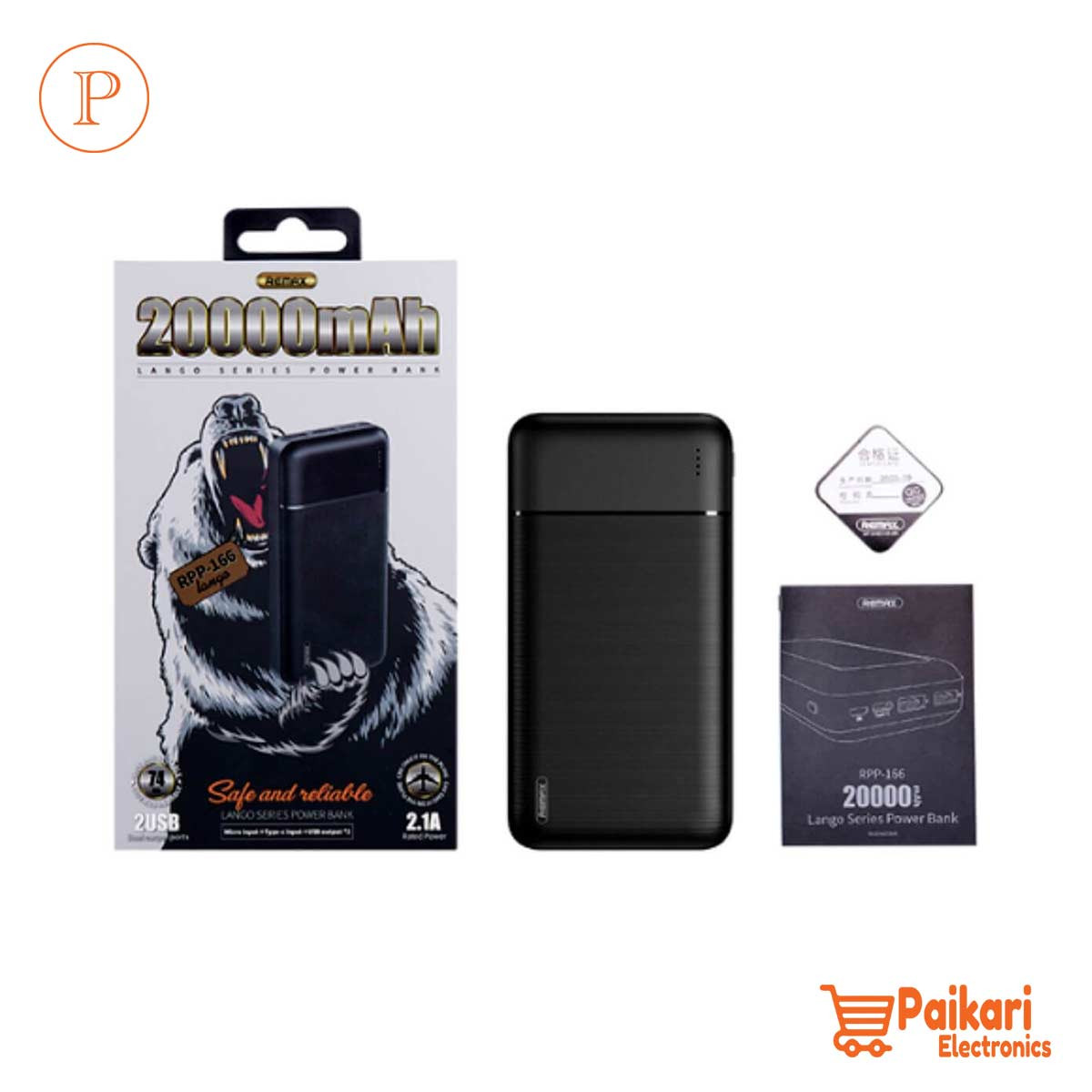 Remax RPP-166 20000 mAh Power Bank (Original)