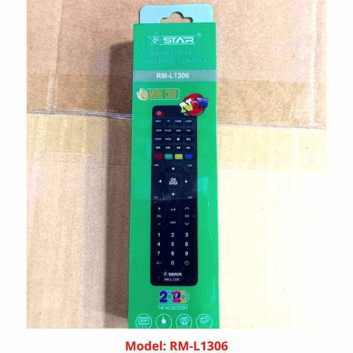 COMMON LCD LED TV REMOTE STAR RM-L1306