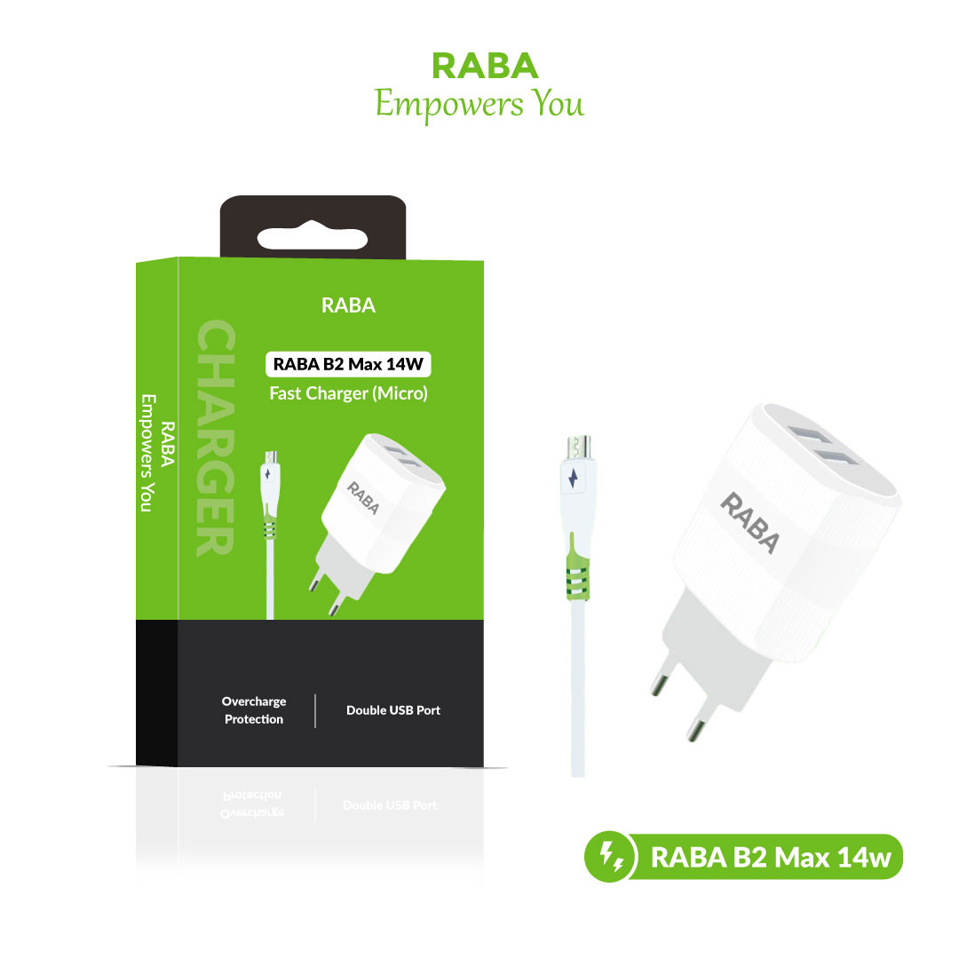 Raba B2 Max Micro 14w Fast Charger