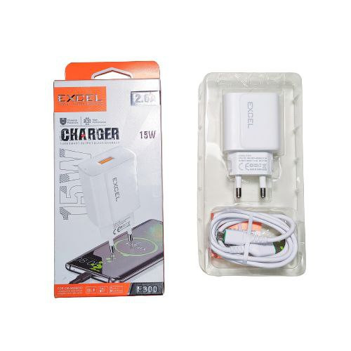 Excel 2.6A E300 15W Micro Android Fast Charger