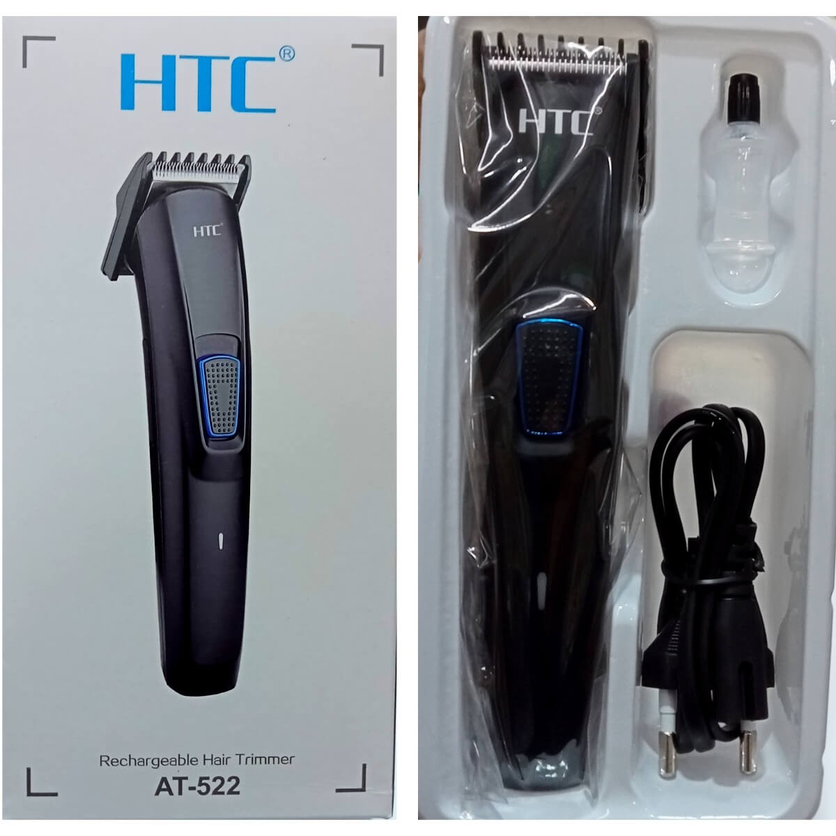 HTC AT 522 Rechargeable Hair Cutter Trimmer