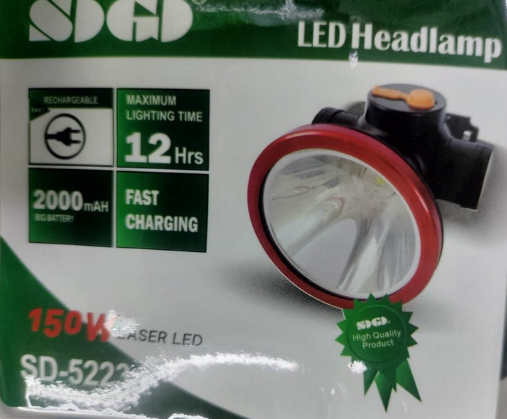 SDGD 5223 Rechargeable LED Headlamp 