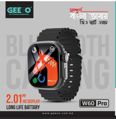 Geeoo W60 Pro Bluetooth Calling Smartwatch 