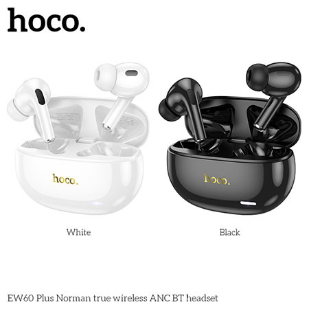 EW60 Plus Norman true wireless ANC BT headset black