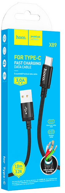 Hoco X89 Wind charging data cable Type-C(unpackaged)