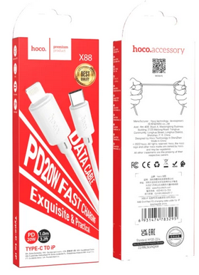 Hoco X88 Gratified charging data cable for iP(unpackaged) 