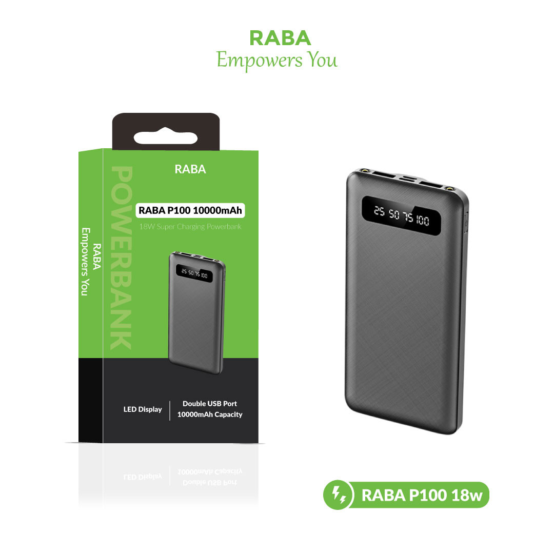 RABA P100 10000MAH Powerbank