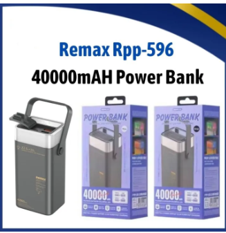 REMAX RPP596 Power Bank 20W and 22.5W 40000mAh Powerbank Fast Charging