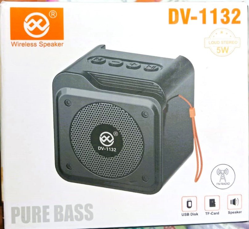 Portable Mini Speaker DV1132 Wireless with Bluetooth FM