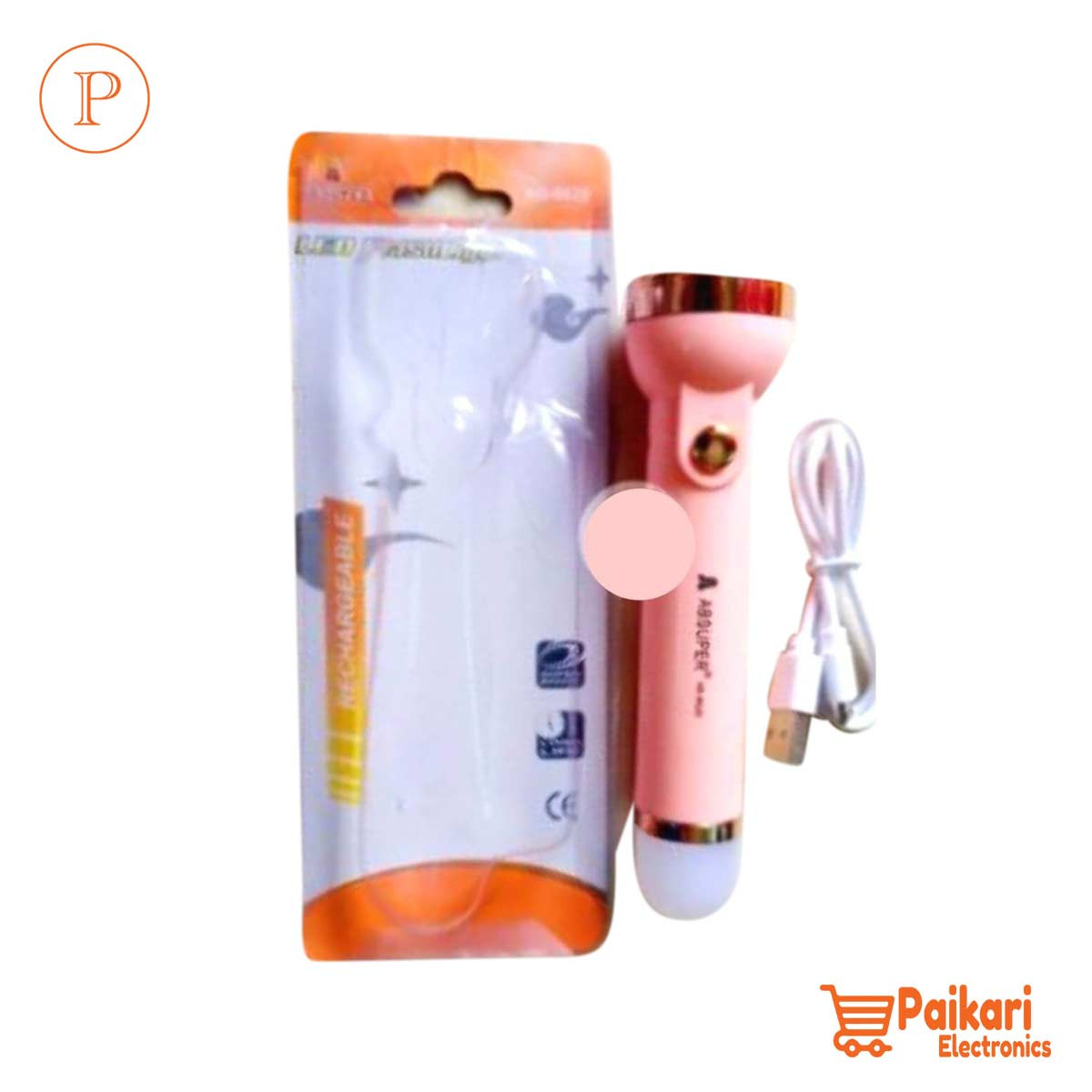 Torch Light {SDGD 8629} Rechargeable Flashlight LED USB Portable (mom light