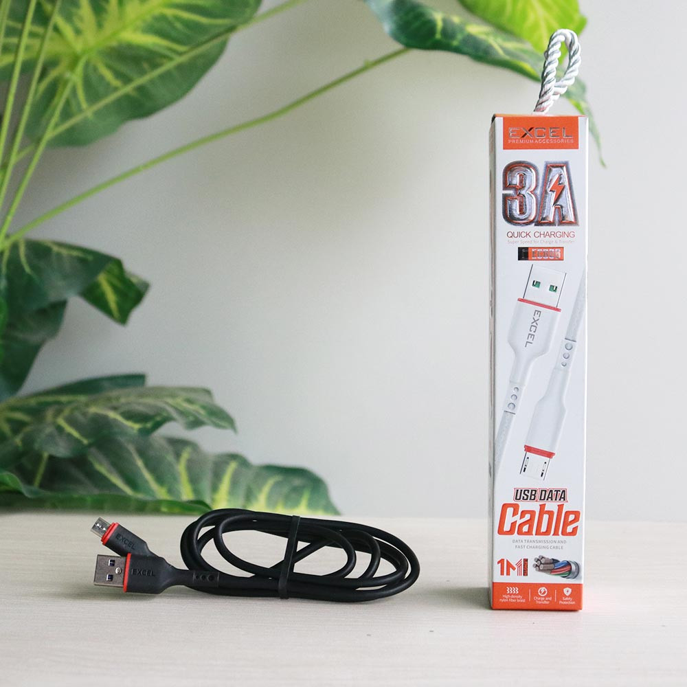 Excel EC006 3.1A Fast CHARGING Micro Data Cable