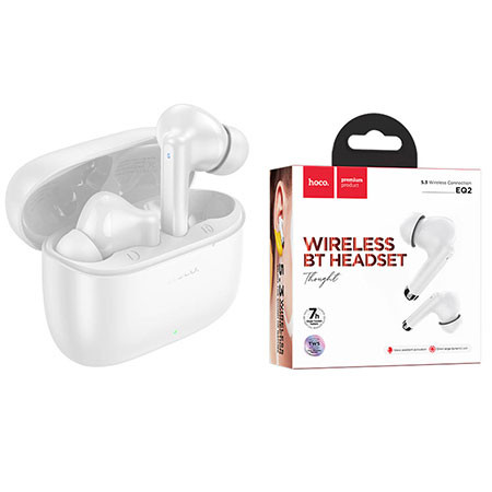 Hoco EQ2 Thought true wireless BT headset white